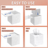 SILUT Square Marble Texture Acrylic Tissue Box Cover