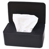 Diaper Wipes Dispenser, Tissue Storage Box Case (Black)