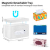 Extra Large Tissue Box Cover with Storage Tray,Rectangle Tissue Box Holder