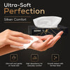 Premium Facial Tissues, Black & Gold Luxury Box, 2-Ply Soft & Strong, Hypoallergenic, 100 Sheets per Box, 30-Pack, 3000 Total Sheets