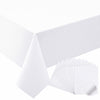 Sinload 15 Pack White Paper Tablecloths Disposable 55 X 110 Inch Rectangle