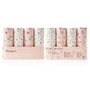 4 Pack Pink Wild Floral Car Tissue Holder with 3-Ply Facial Tissues