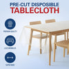 Clearly Elegant Clear Plastic Table Cover, 68"x108" 1 Ml Thick Disposable Table Cloths, Rectangle Tablecloth Plastic for Parties, Birthdays and Holiday Celebrations