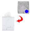 Sumnacon Square Tissue Box Cover with Magnetic Bottom, PU Tissue Box Holder