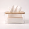 Acrylic Tissue Box, Acrylic Dryer Sheet Holder for Laundry Room, Table Clear Dryer Sheet Dispenser Rectangular