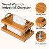 TNCANJU Wooden Tissue Box Holder for Soft Packs, Rectangular Cover, Natural