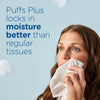 Puffs Cube Plus Facial Tissues, 1 box, 56 ct