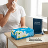 Finetouch Facial Tissues Boxes Bulk, Soft 2-Ply, 130 Sheets, 6 Pack