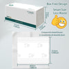 Soft Facial Tissues 7680 Total Sheets, [Not in Box] 4-Ply Ultra Strong & Soft Thick Tissues, 1920 Draws Unscented Paper Tissues for Sensitive Skin, Compact Size for Home, Office and Car 16 Soft Pack