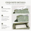2 Rectangular Tissue Box Covers – Premium PU Leather,Embossed Faux Leather