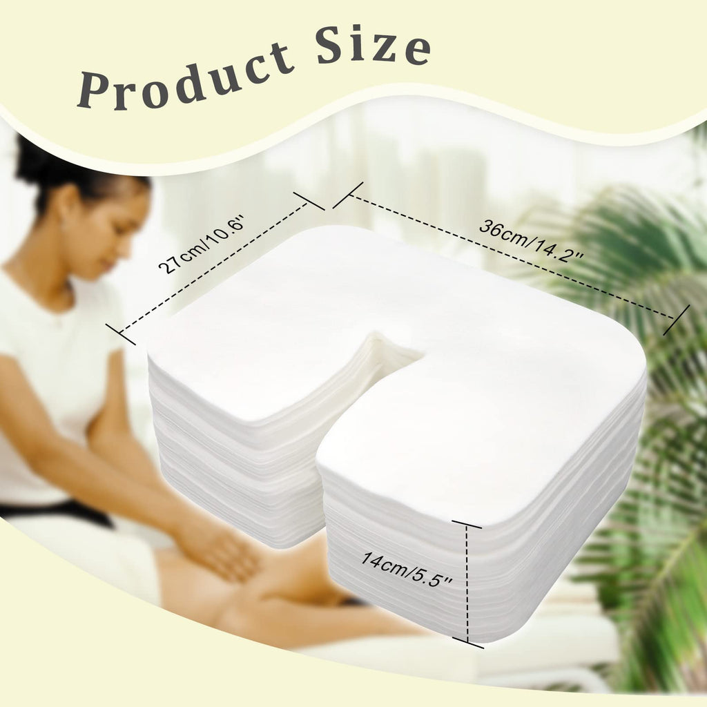 rngwaper 200pc Disposable Face Cradle Covers Ultra Soft Medical-Grade
