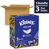 Kleenex Ultra Soft Facial Tissues, 3 Flat Boxes, 110 Tissues per Box (330 Total Tissues)