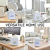 EmbroideryLinen.VN Square Tissue Box Cover Cute Set of 2, Blue & Green Crab