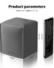Tclouda Tissue Box Cover for PU Leather, Modern Simple Solid Color Holder Square Tissue Bag, Ideal for Bathrooms,Office,Car,Outdoor Tent,Dining Table,5"X5"X5", Double Charcoal