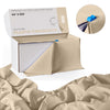 Exquisite Party Solids 54 Inch X 300 Feet Ivory Plastic Table Cover Roll in A Cut - to - Size Box with Convenient Slide Cutter. Cuts Up to 36 Rectangle 8 Feet Plastic Disposable Tablecloths