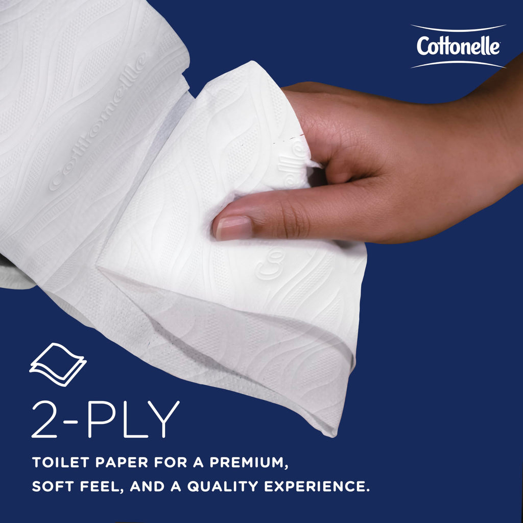 Cottonelle Professional CleanCare Toilet Paper, Bulk, 40 Rolls (58696)