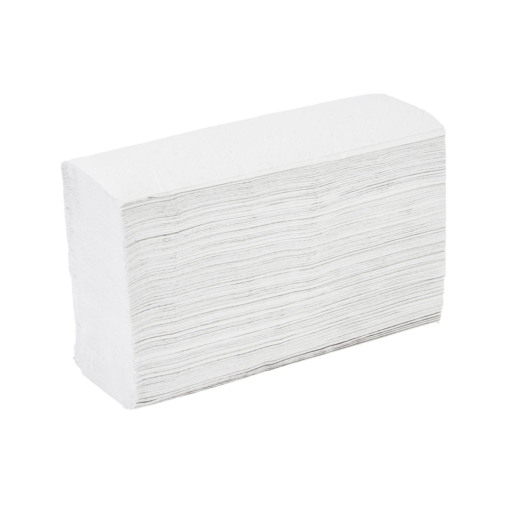 Restaurantware Multifold Paper Towels 250 Pack of 9.5 x 9.25 Inch Absorbent Hand Drying Towels Spill Cleaning Disposable White