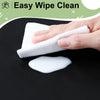 misaya 6 Packs Plastic Table Cloth Black Disposable Tablecloth