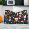 PaJiaNi Black Christmas Tissue Box Cover Rectangle for Winter Holiday Decor