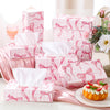 Yinder 12 Pack Facial Tissue Boxe Cube Tissue for Classroom, Pink Bow