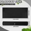 Buryeah Disposable Massage Table Roll 32"x71" Spa Bed Sheets,Black,2 Rolls