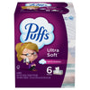 Puffs Facial Tissues Ultra Soft, 24 Family Rectangle Boxes, 124 Facial Tissues per Box, Allergies and Colds (Packaging May Vary)