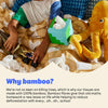 Who Gives a Crap Bamboo Tissues, Facial Tissue Cube Boxes, 100% Bamboo, 3 Ply, 12 Boxes, 65 Sheets per Box, Soft, Strong, and Sustainable, Eco Friendly With Plastic Free Packaging, 780 Total Tissues