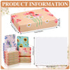 Taobary 24 Packs Flower Small Tissue Cube Box for Car 2 Ply 960 Sheets