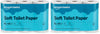 Amazon Basics 2-Ply Toilet Paper, 12 Mega Rolls (Equal to 48 Regular Rolls), 350 Sheets per Roll, Unscented, Septic Safe