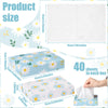 Yinder 24 Pcs Small Tissue Cube Box 960 Sheets for Classroom, Fresh Daisy