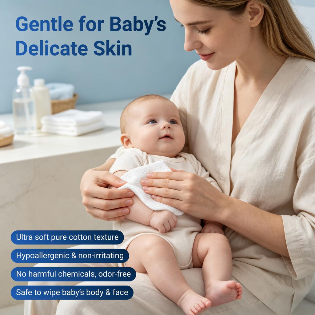 GWT Disposable Face Towels XL, 50 Count