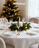 Pureegg Plastic Table Cloth Disposable 84" White 3Pack