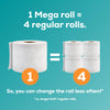 Angel Soft Toilet Tissue, Toilet Paper 48 Mega Rolls = 192 Regular Rolls