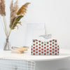PaJiaNi Red Floral Tissue Box Cover Rectangle for Winter Christmas Decor