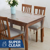 Clearly Elegant Clear Plastic Table Cover, 68"x108" 1 Ml Thick Disposable Table Cloths, Rectangle Tablecloth Plastic for Parties, Birthdays and Holiday Celebrations