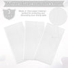 Ragnhild 3 Pack White Paper Tablecloths for Rectangle Tables, 3 Ply Paper Disposable Table Cloths for Parties, Bulk Rectangle Party Table Cover for Birthday, Wedding, Anniversary, Banquet, 54x108Inch