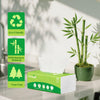 ECOLipak Bamboo Facial Tissues, 8 Packs, 1200 Sheets Total, 3-Ply