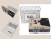 Senea Kay Rectangular Tissue Box Cover - Decorative Faux Book Tissue Box Cover, Rectangule Tissue Holder Dispenser Large Enough to Fit Rectangular Tissue Boxes Chic Modern Decor Gift - Khaki Neutral