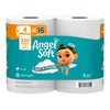 Angel Soft Toilet Paper, 4 Mega Rolls = 16 Regular Rolls, 2-Ply