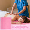 MAQIHAN 18PCS Massage Table Sheets - Pink Waterproof Disposable Bed Sheets