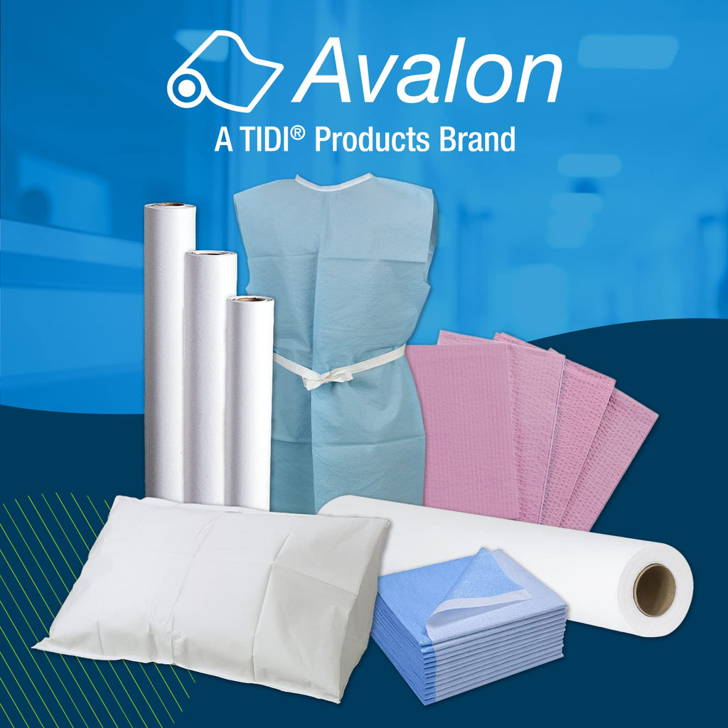 TIDI 356 Avalon Disposable Stretcher Sheet, 40 in x 60 in, 100 Count