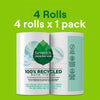 Seventh Generation Recycled Toilet Paper, 240 Sheets, 48 Rolls