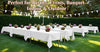 Dozobeede [6 Pack] White Paper Tablecloth Disposable for Rectangle Tables, 54 X 108 Inch Party Table Cover with Plastic Backing, Waterproof 3 Ply Table Cloth for Wedding Labor Day Outdoor Picnic BBQ