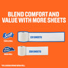 Scott ComfortPlus Toilet Paper, 48 Triple Rolls, 231 Sheets per Roll, Septic-Safe, 1-Ply Toilet Tissue