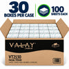 Morcon Valay Facial Tissue Paper, White, 2-Ply, 30 Pack