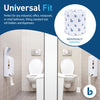 Boardwalk BWK6144 Two-Ply Toilet Tissue, White, 4" x 3" Sheet, 400 Sheets per Roll (Case of 96 Rolls)