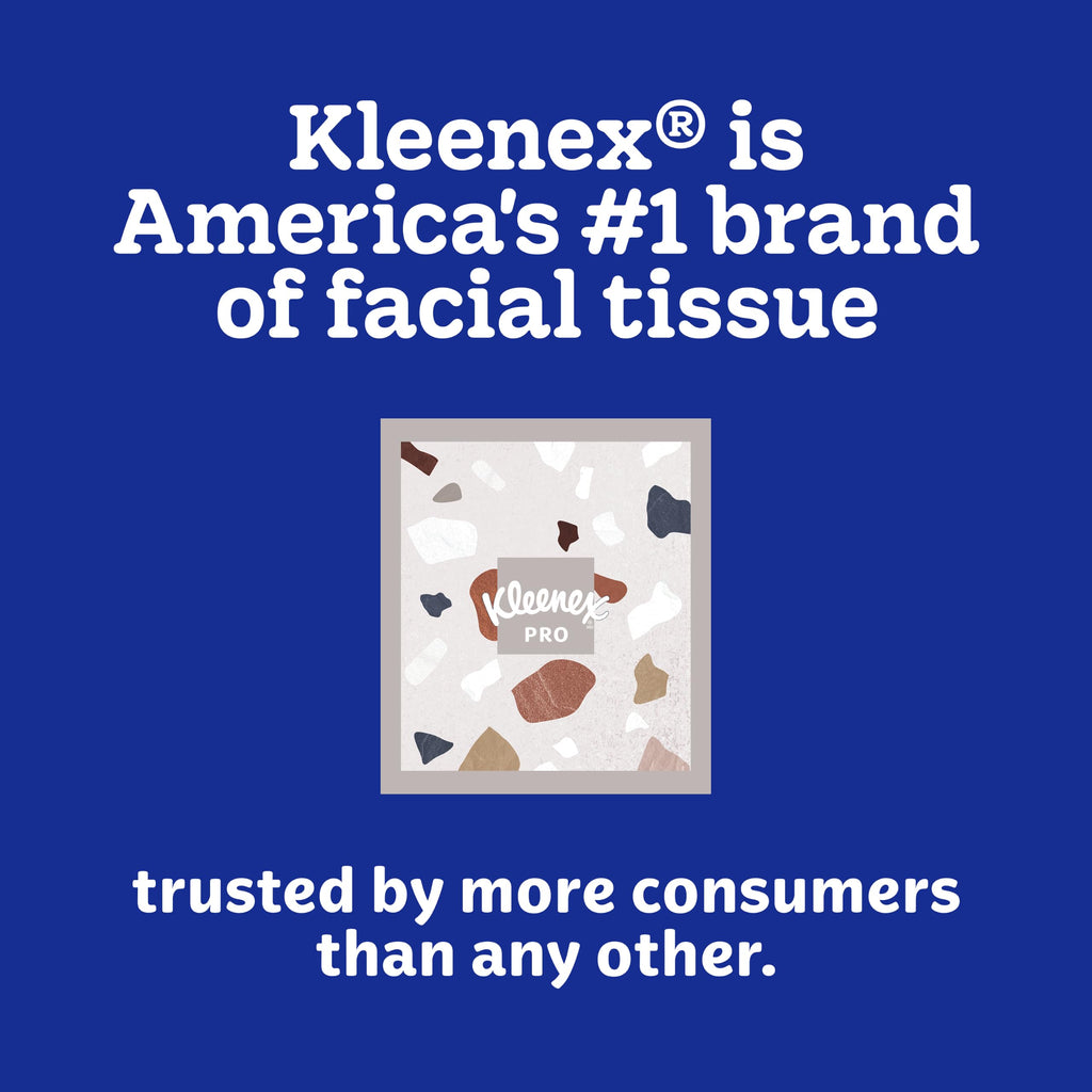 Kleenex Professional Facial Tissue, Bulk, 48 Boxes x 125 Tissues (21606)