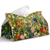PaJiaNi Green Wildflower Tissue Box Cover Rectangle for Office Desk Decor