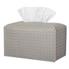 Tissue Box Cover Rectangle Leather Facial Paper Holder, Evergreen