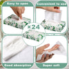 Yinder 24 Pcs Small Tissue Cube Box 960 Sheets for Classroom, Leaf